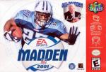 Madden NFL 2001 Box Art Front